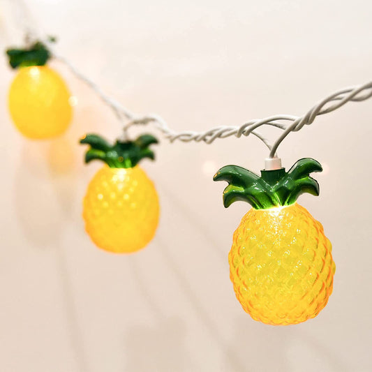 Plug In Pineapple Light String Set