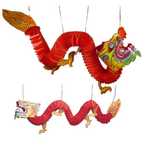 1 Chinese Paper Dragon Decoration