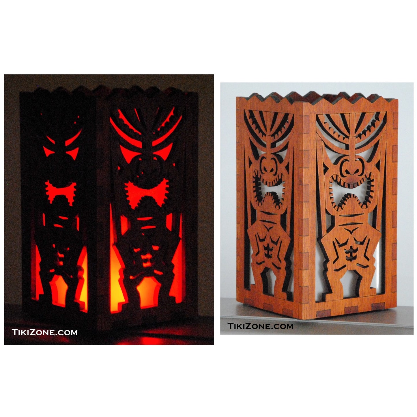 Tiki Bar Table Top Light Box