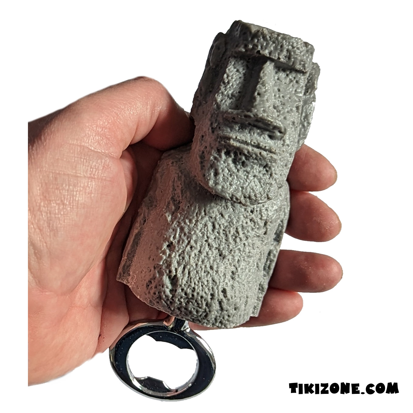 Easter Island Moai Head Tiki Bottle Opener