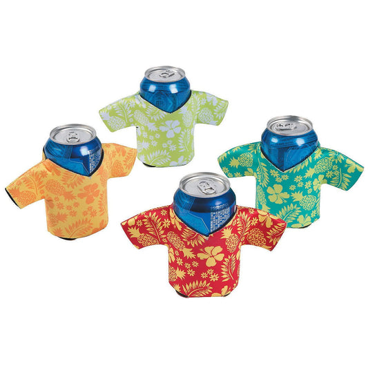 A 12 Foam Hawaiian Shirt Can / Bottle Koozies