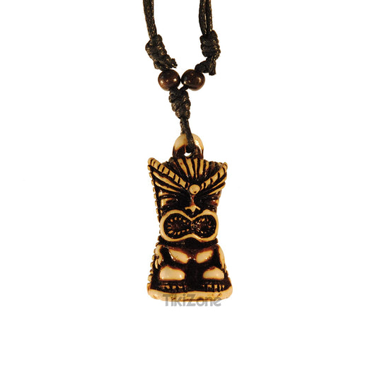 Lucky Tiki Idol Pendant Necklace