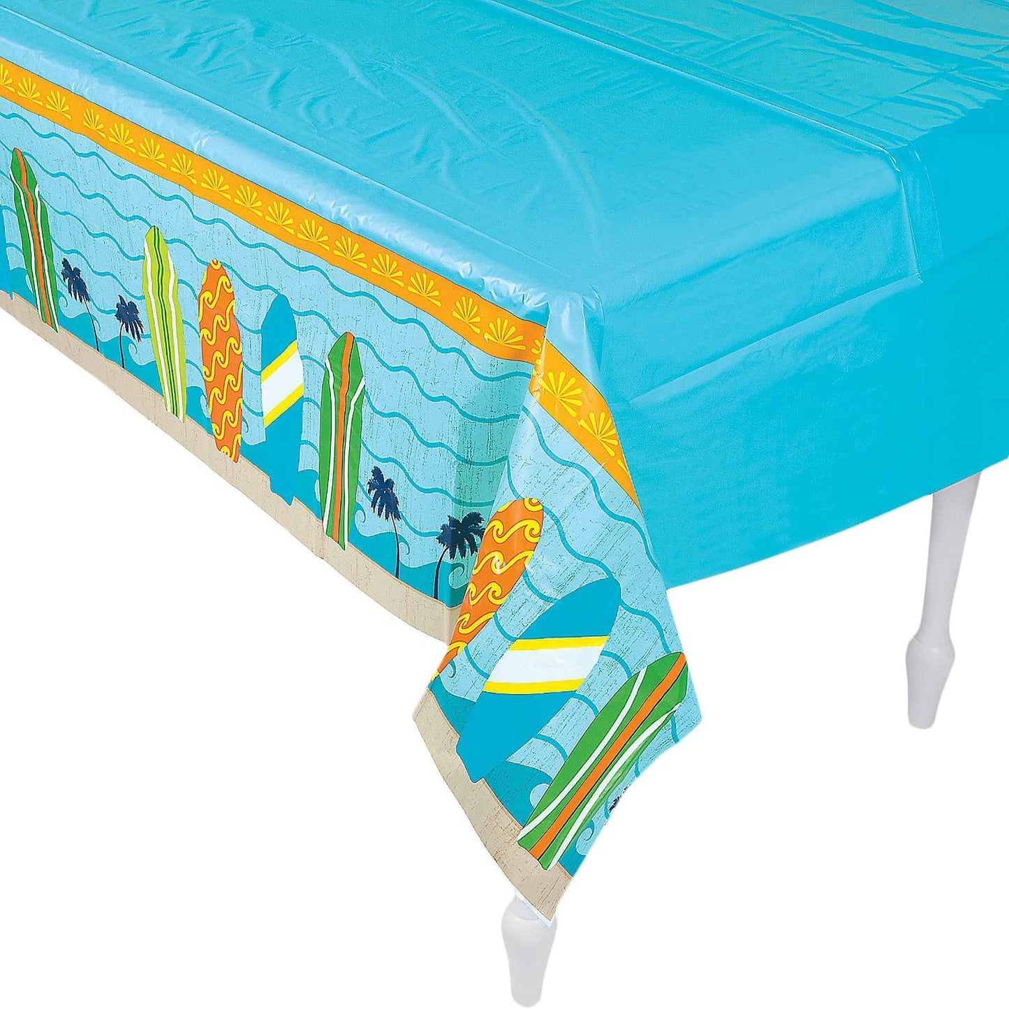 Surf Board Table Cloth - Beach Theme