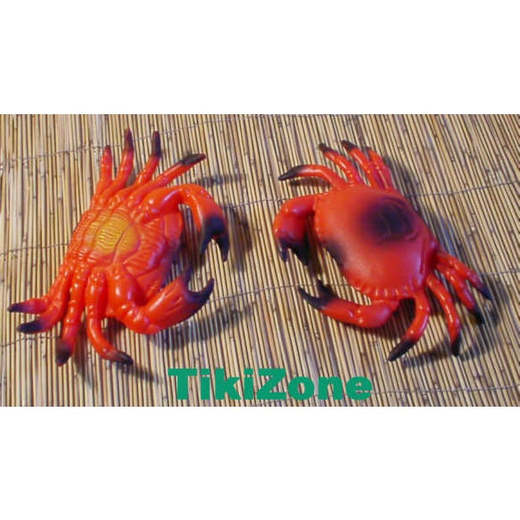 Plastic Crab - Nautical or Tiki Bar Decor