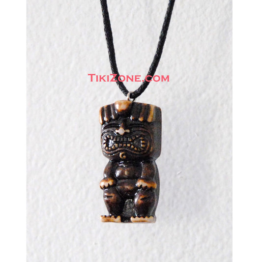 Happy Tiki Man Hawaiian Luau Necklace