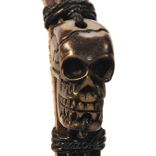 Tribal Tiki Voodoo Skull Bracelet