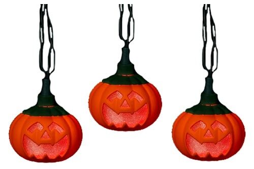 Halloween Pumpkin Light String Set - Jack-o-Lantern Party Decor, Trick or Treat!